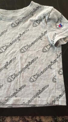 Champion T-shirt Toddler Size 24 months Spellout