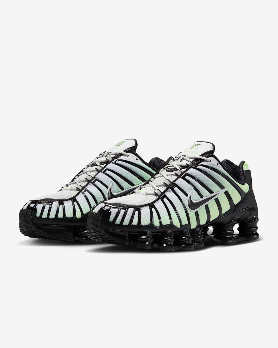 スニーカー NIKE Men Sneakers Green AV3595 300 Nike Shox TL Barely Volt Vapor Green AV3595-300 Men's Size