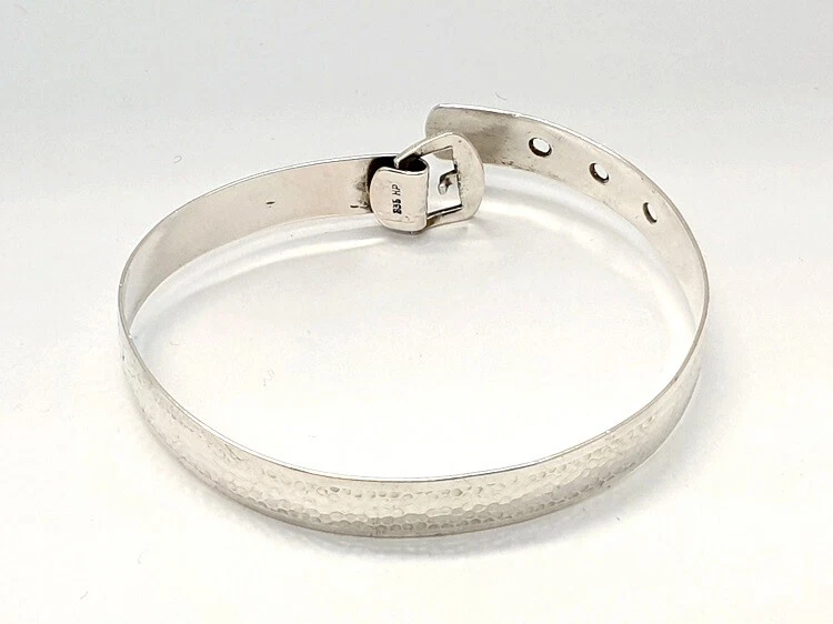 Rarität: Hans Przyrembel Silber 835 Gürtel Armreif Armband um 1935 - Bild 4 von 4