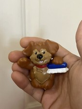 Fisher Price Little People Car Wash Brown DOG Puppy Brush Brush