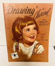 Drawing In Charcoal With Charles La Salle Walter T. Foster How To Draw Book  