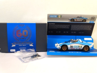 Scalextric C3827A Lancia Stratos Limited Edition 60 Jahre Slotcar 1:32 in OVP