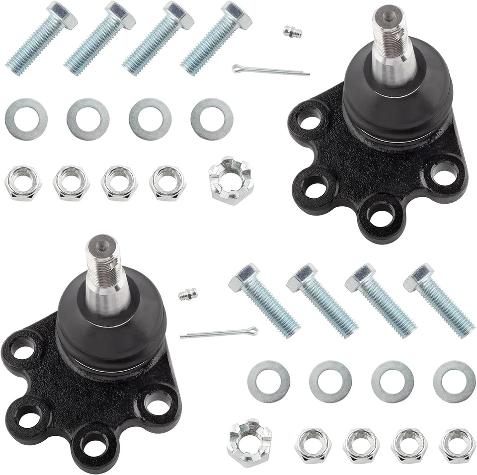 Par de rótula inferior de suspensión delantera izquierda y derecha K6291 para camionetas Chevy GMC Foto 2 de 4