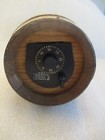 VINTAGE FIRST NATIONAL BANK 6" WOOD BARREL COIN BANK w/ COMBINATION LOCK — photo 10