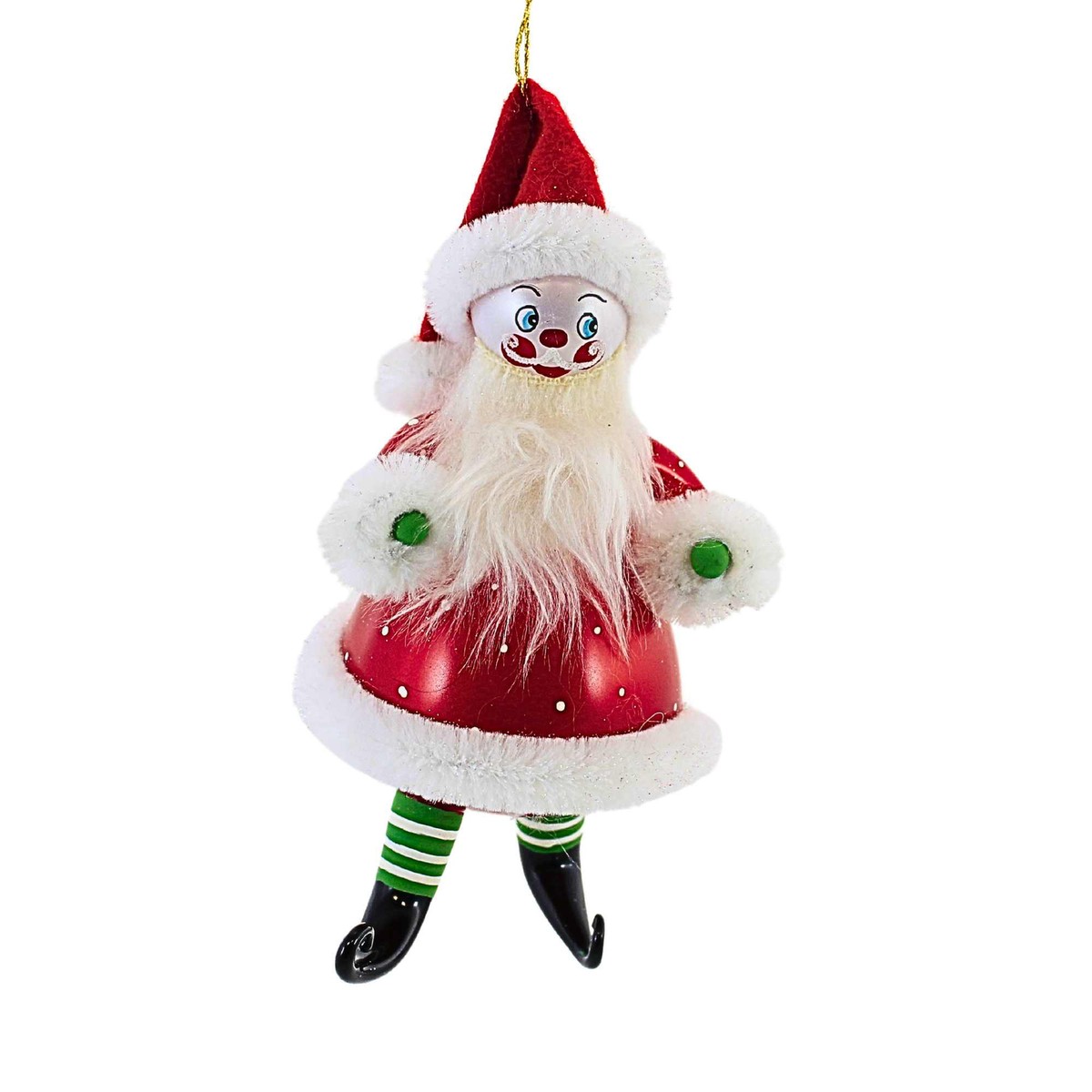 De Carlini Italian Ornaments Twinkle Toes 7.00in Glass Tree 