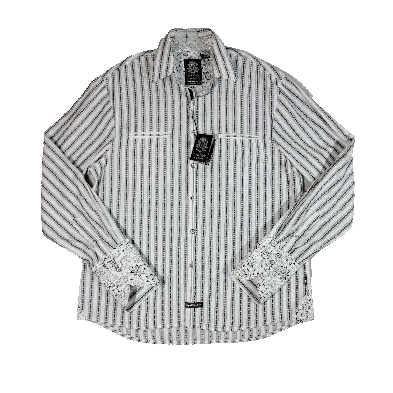 English Laundry Long Sleeve Dress Shirts for Men