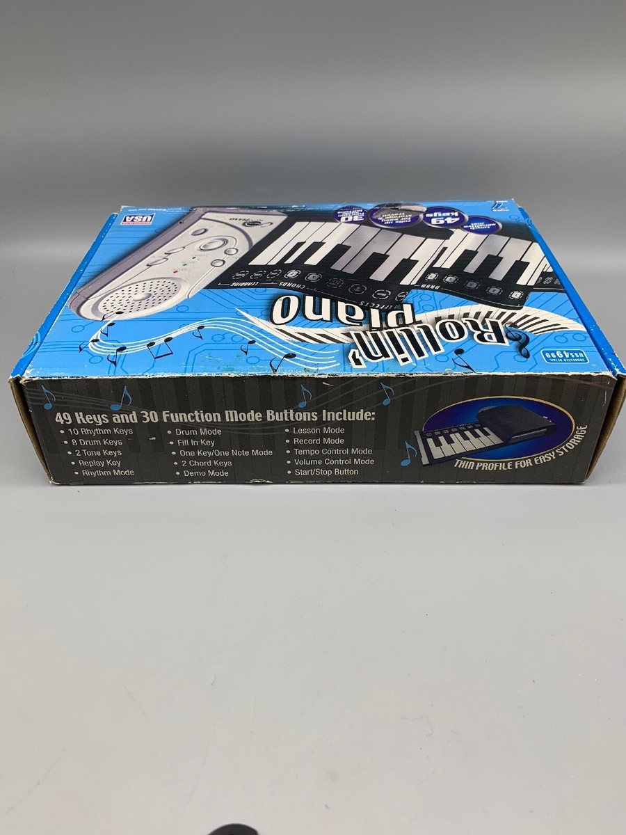 Rollin Piano Keyboard ~ 49 Keys ~ 30 Functions Soft Mat