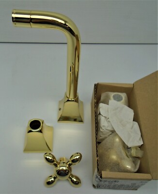Davinci Pierpont Lavatory Wall Mount Faucet PIE150APB Polished Brass #BR107