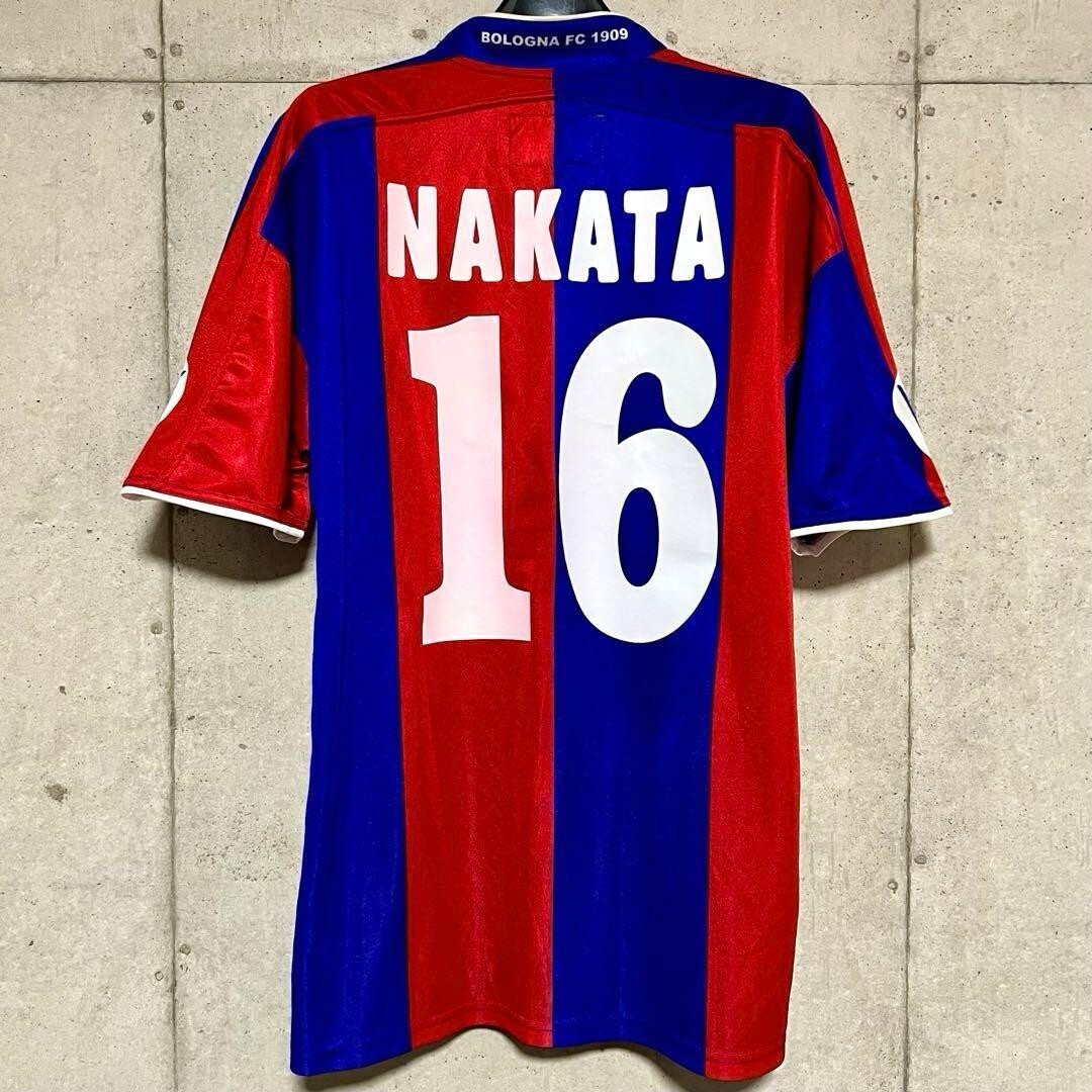 Hidetoshi Nakata 16 Bologna Macron 2003 2004 Original Jersey