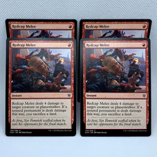 Magic the Gathering Redcap Melee Regular Uncommon 2019 x4