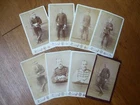 Lot 8 Studio Photos French Cavalry Officers circa 1880
