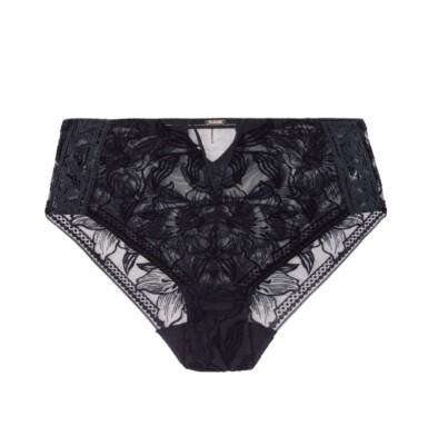 Aubade - Culotte taille haute 1B24 - Coeur à Corps - Noir T.M
