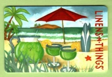 LINENS-N-THINGS Drinks on a Tropical Beach 2005 Gift Card ( $0 )  