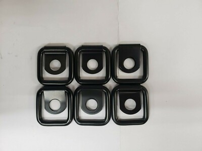 Pk/6 GPCA Tie-down D-rings Foldable for Wrangler JL JK 4DR 2DR Cargo Tub Edge