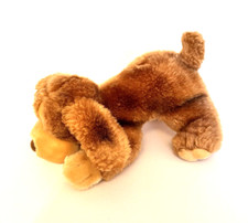 Toys R Us Animal Alley Darby Big Ears Stuffed Plush Puppy Dog Tan Brown Lovey