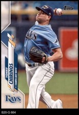 2020 Topps #664 Yonny Chirinos Rays 8 - NM/MT