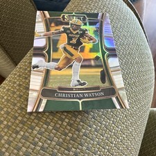 Christian Watson 2023 Select Draft Picks Silver Prizm #62 North Dakota/Packers