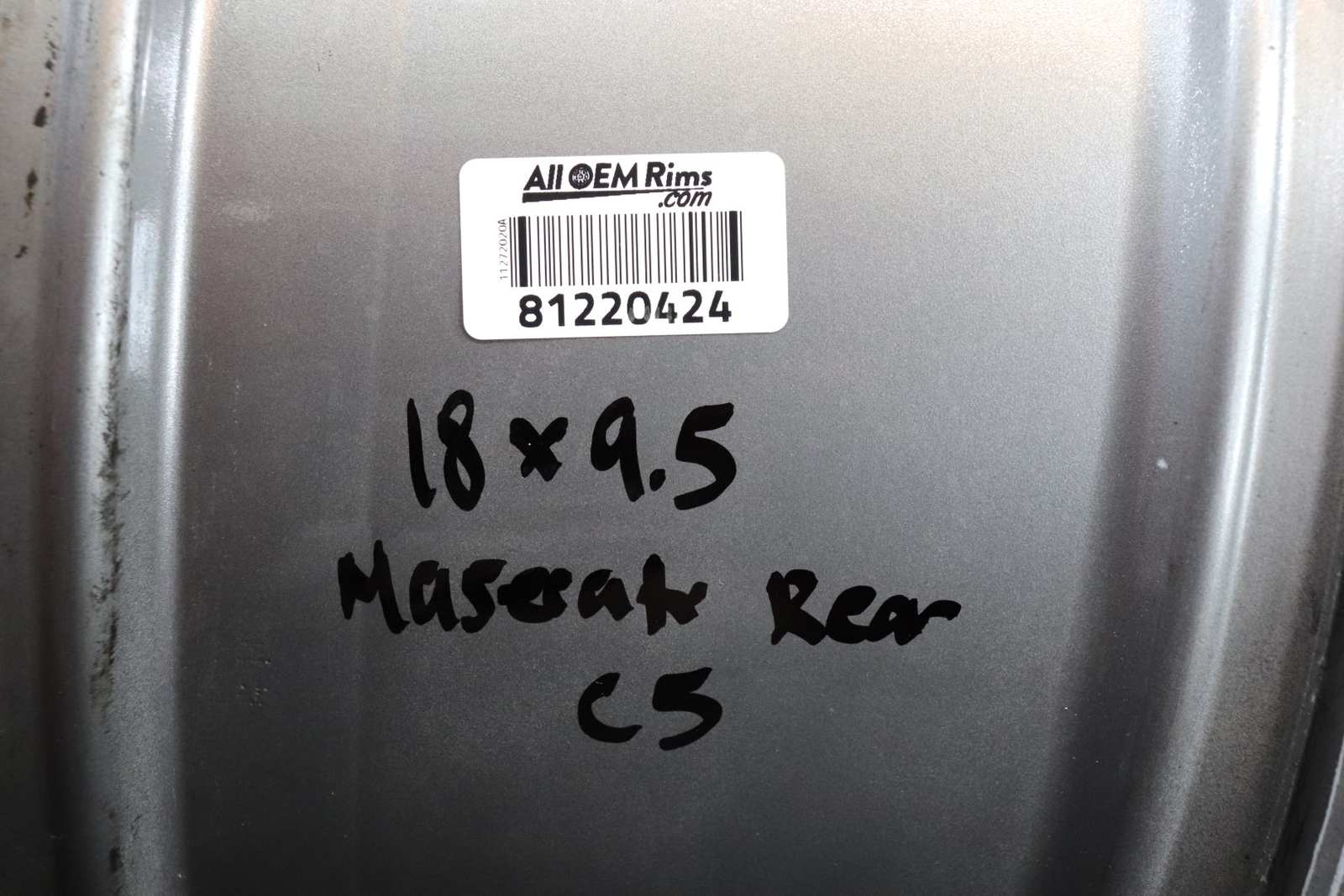 Maserati Ghibli 2013 14 15 16 17 2018 18" OEM Rim Wheel Rear 670010981 81220424