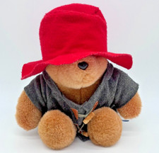Vintage Paddington Bear Plush Stuffed Animal Eden Toys 14" Original - CLEAN