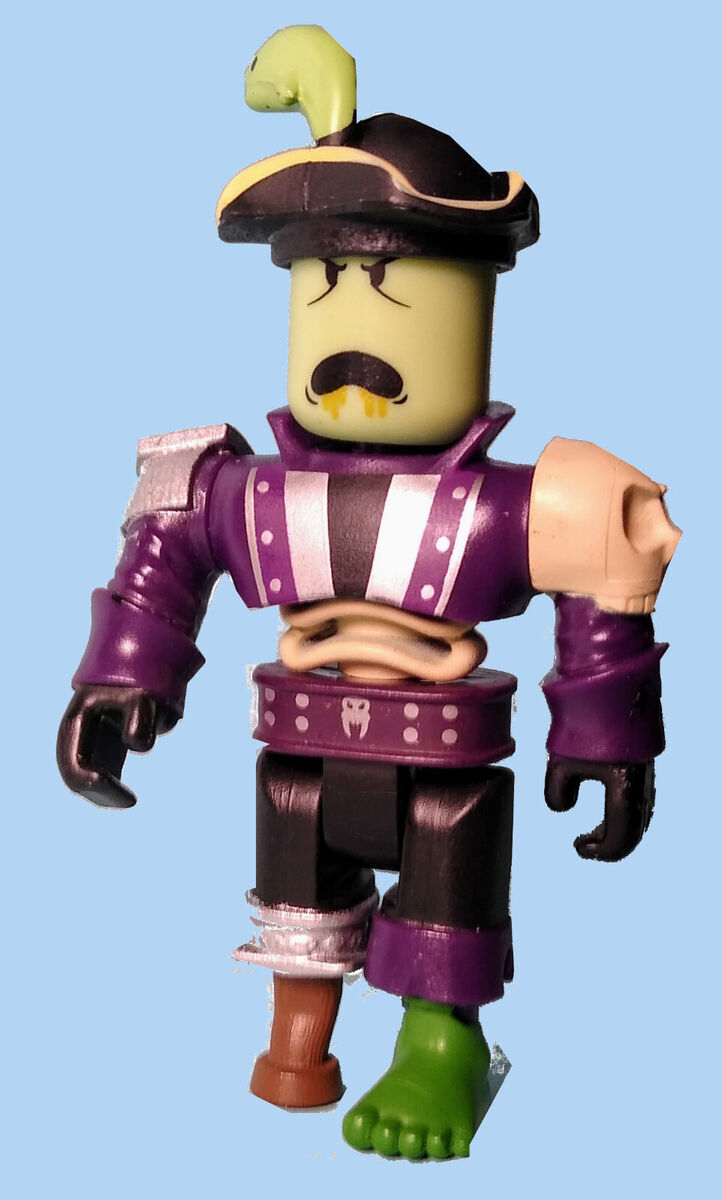 Roblox Series 5 Moderator - loose action figure w/ hammer and helmet. NO  CODE