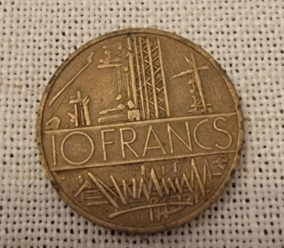 Francfranc sach様　① 1974 France 10 Francs Coin Brilliant Uncirculated 1st year issue