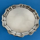 Antique  Reed & Barton   8”  Tray  Plates  Sterling Silver  X363  Chippendale