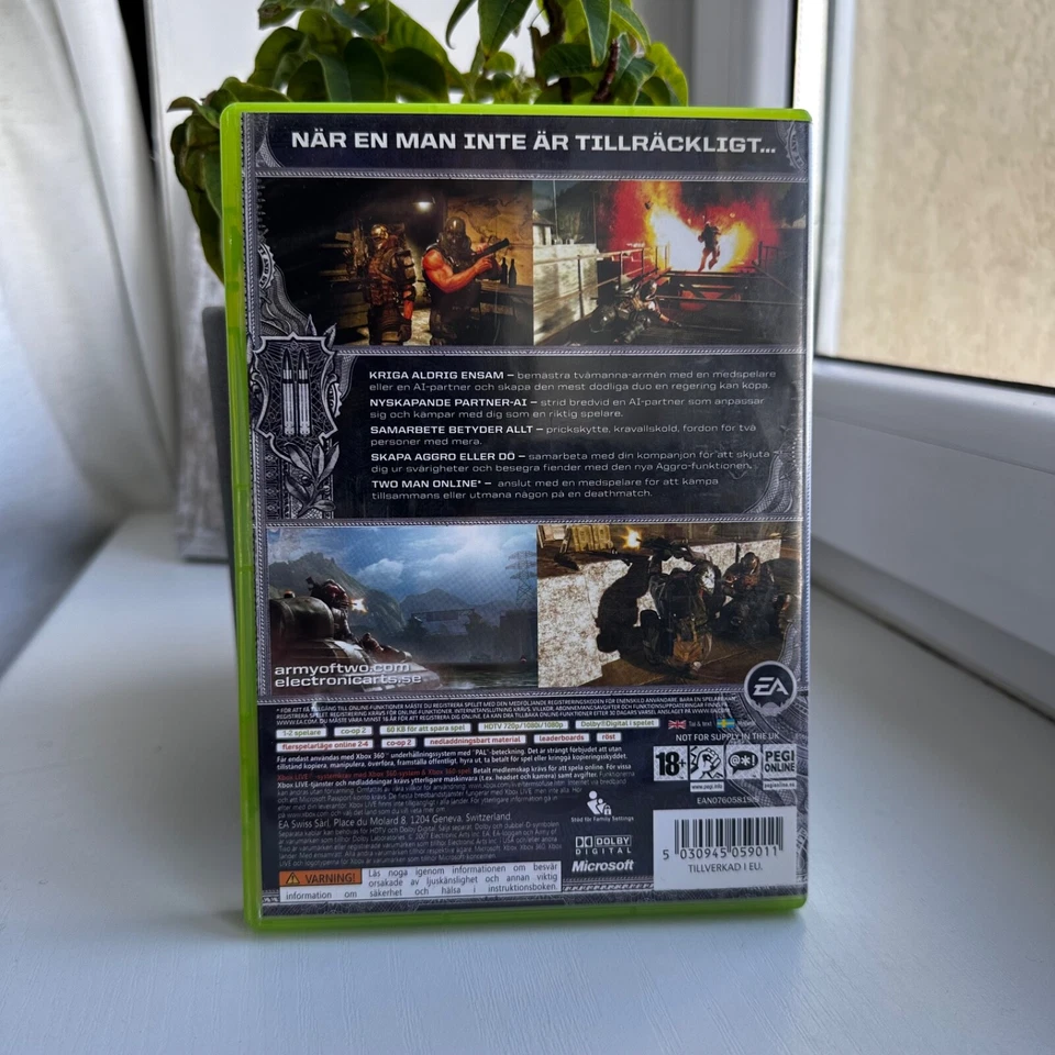 Army of Two Xbox 360, 2007 | CIB Complete w/Manual PAL - Image 2 of 4