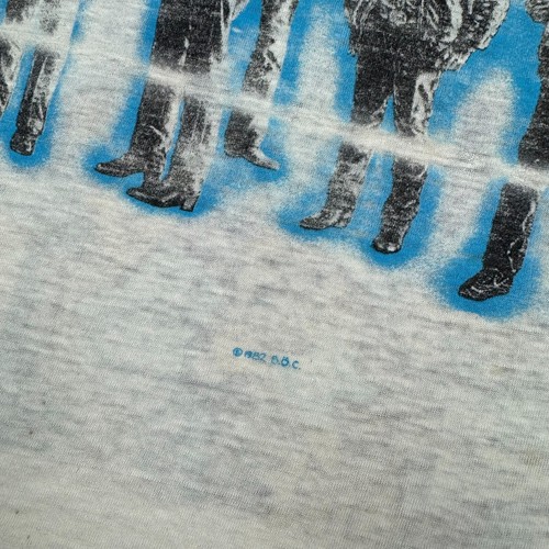 Blue Oyster Cult Tour 1982 T-Shirt Men's M Fire of Unknown Origin Raglan Faded - Picture 12 of 13
