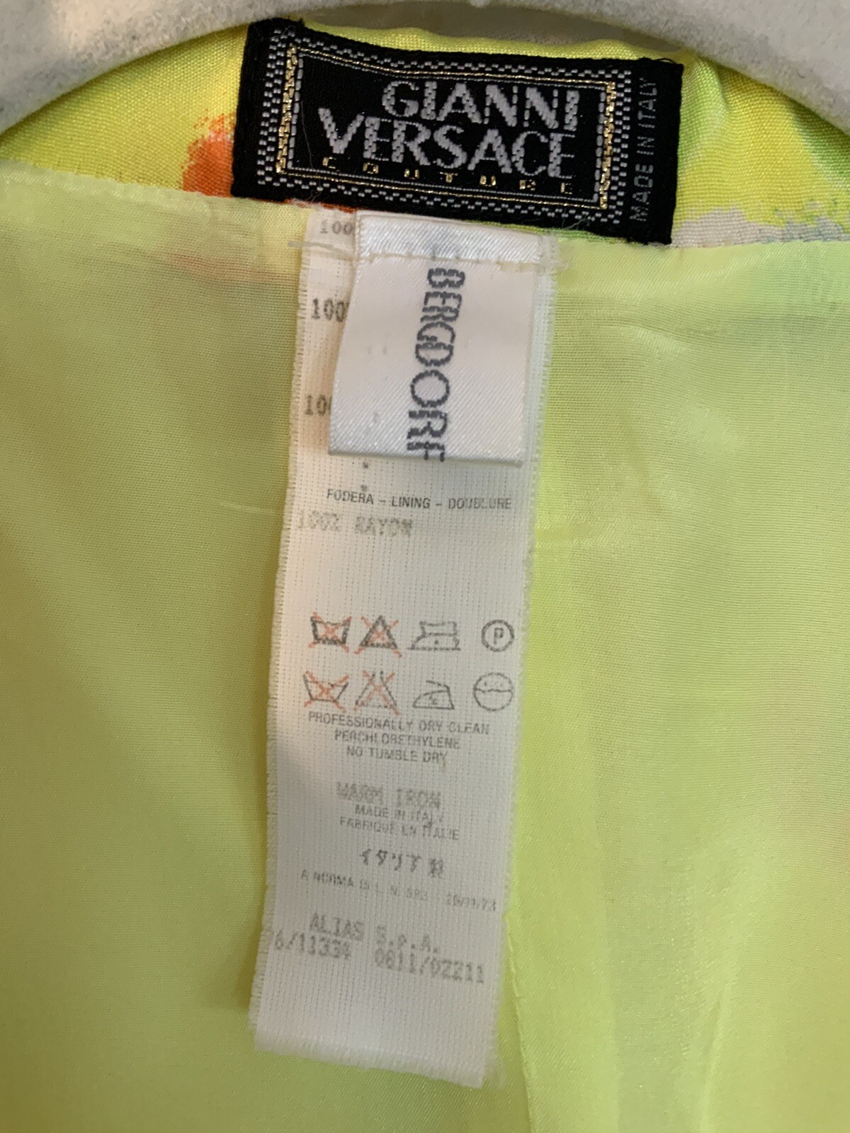 Authentic Gianni Versace Couture Runway vintage dress image 7