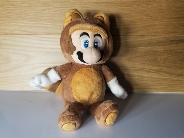2x Super Mario Bros. Plush Raccoon Mario Kitsune Fox Luigi Toy Stuffed Animal 8