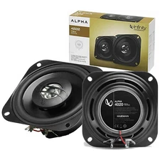 2x Infinity ALPHA 4020 4'' inch 175W Peak 2-Way Coaxial Car Speakers