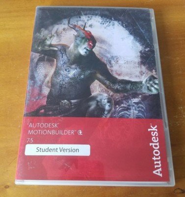 Autodesk Motionbuilder 7.5 (PC, Student Edition, 2006) animation cgi gaming NEW