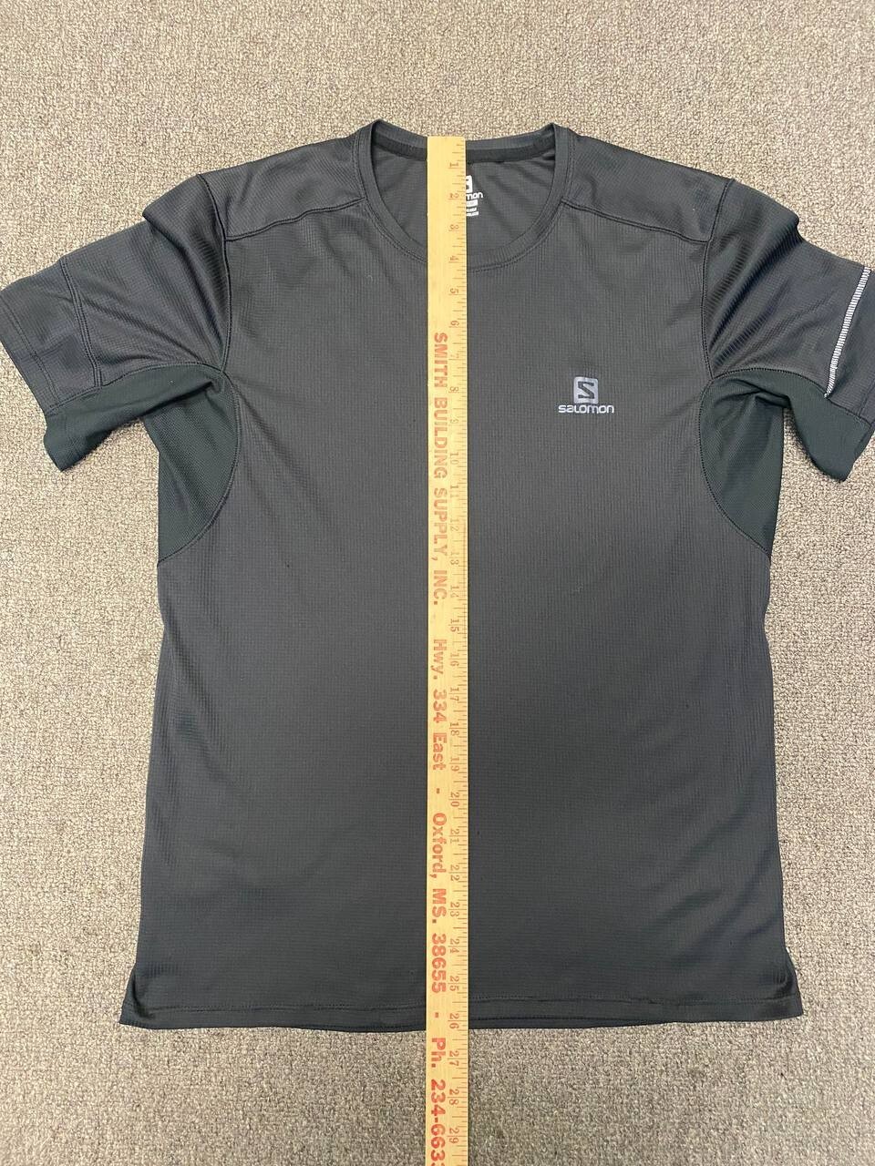 Salomon T Shirt Uomo Performance Media Manica Corta Nera Activewear