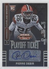 2014 Panini Contenders Playoff Ticket /199 Pierre Desir (Sec Row Seat) Auto 9b4