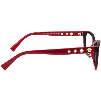 Versace Eyeglasses MOD. 3225-A 5184 Bordeaux Havana Semi Cat  display picture 3