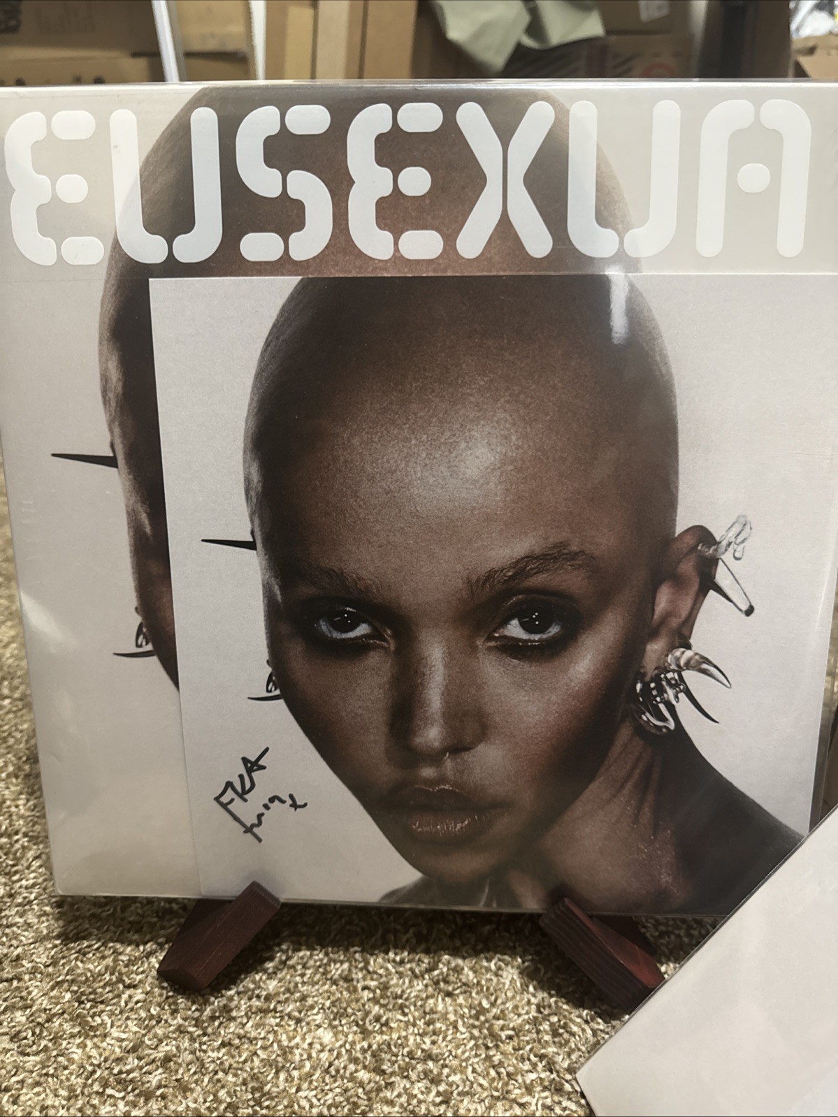 FKA Twigs - EUSEXUA Hand signed Autographed Vinyl Clear Color Ships Now!