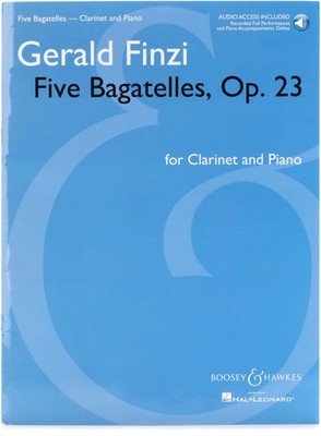 Hal Leonard Five Bagatelles, Op. 23 for B-flat Clarinet and Piano