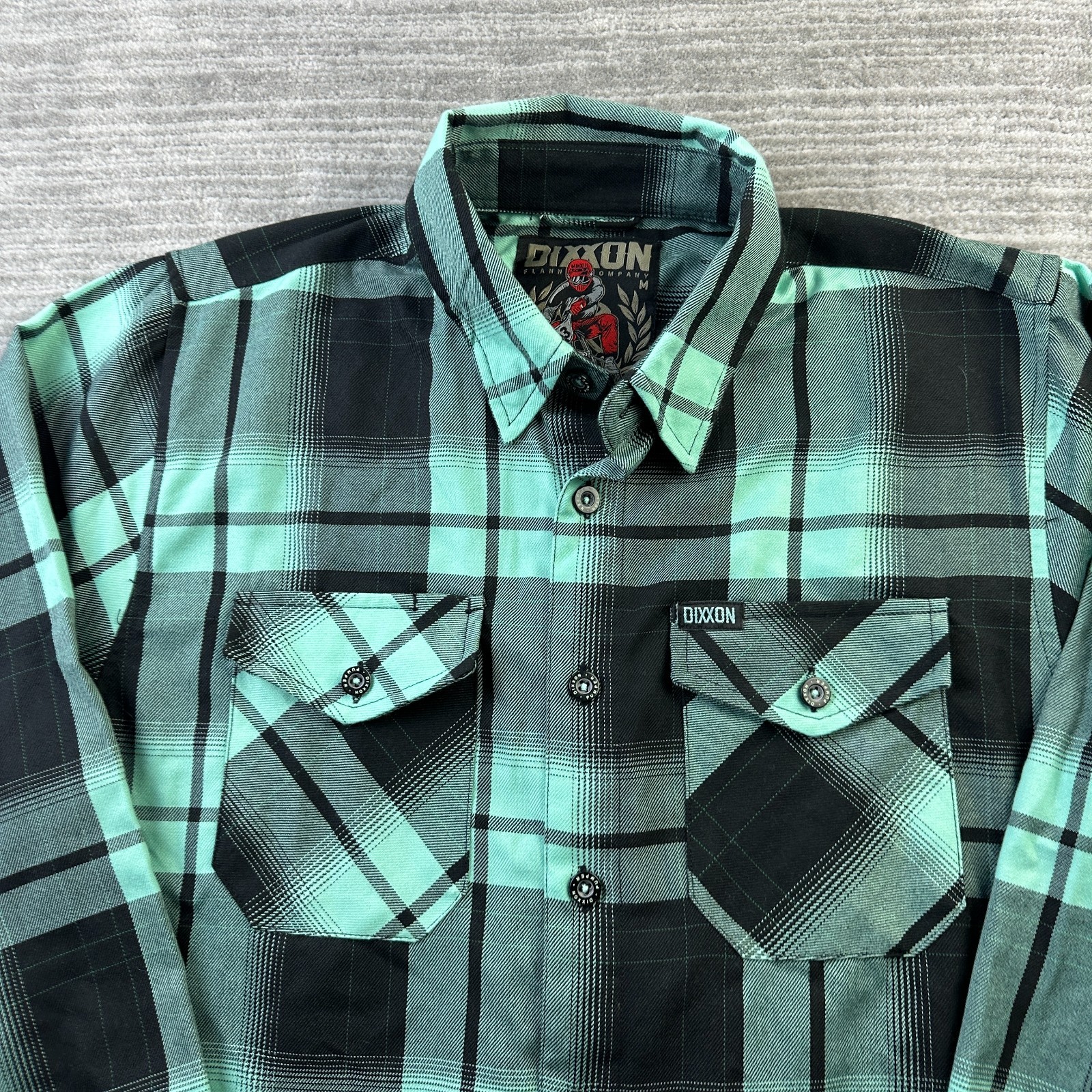 Dixxon Flannel Co Shirt Mens Medium Green Button Up The Pumper Plaid