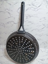 Carbon Steel Perforated Grill Frying Pan Cook...