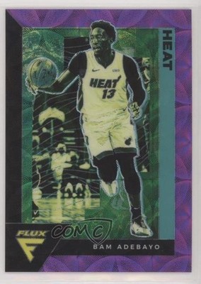 2020-21 Panini Flux FOTL FOTL Purple Scope Prizm 3/18 Bam Adebayo #93 0f67