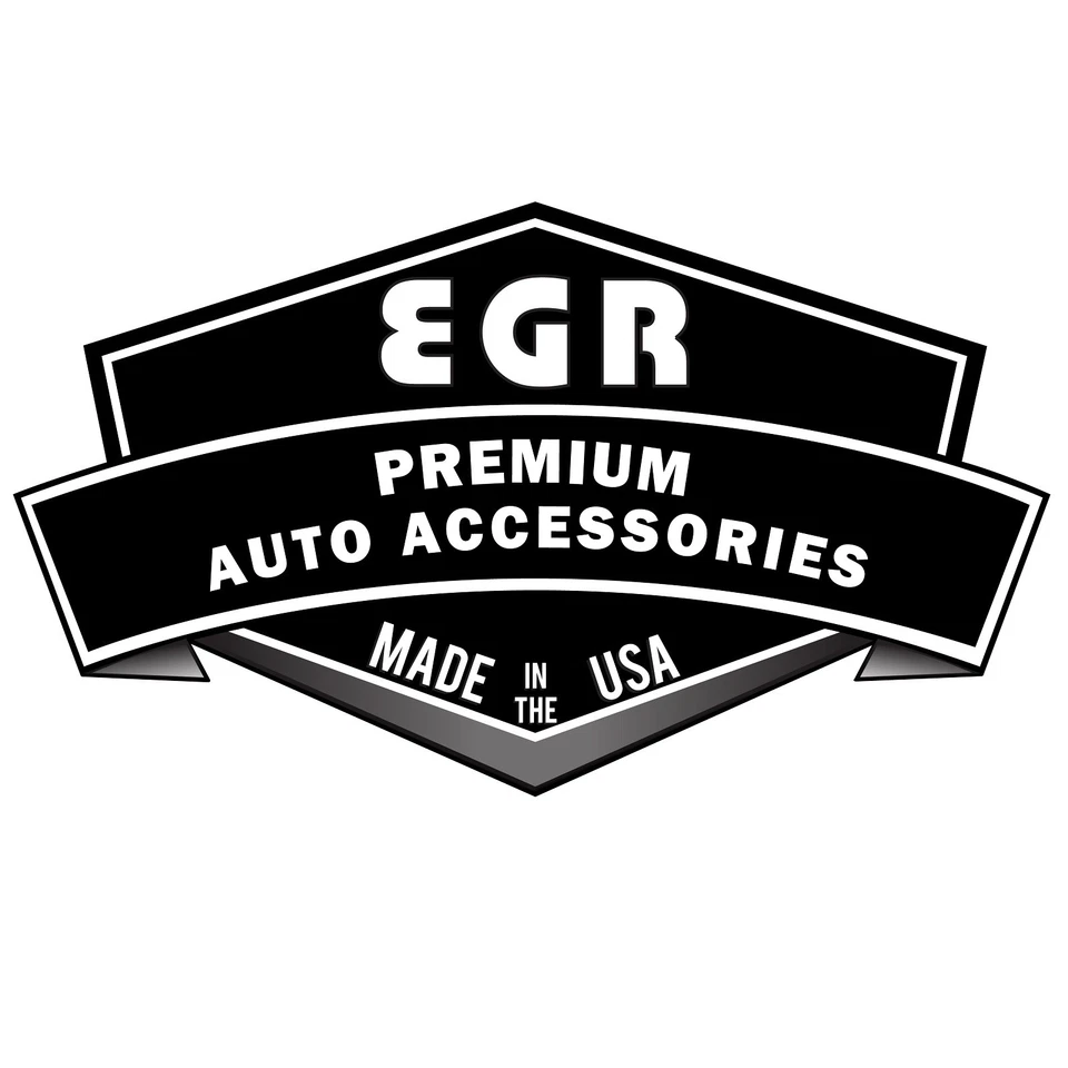 EGR 575151 Dark Smoke In-Channel Window Visors Set of 4 for Jeep Wrangler JKU Foto 3 de 4