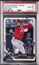 2018 BOWMAN CHROME #1 SHOHEI OHTANI ROOKIE RC PSA 10