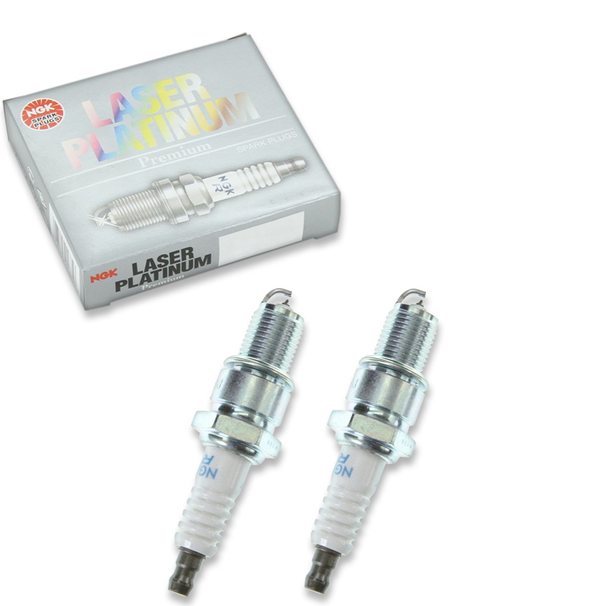 2 pc NGK 3200 PGR7A Laser Platinum Spark Plugs for P22PR8 MD338991 APP63 dx