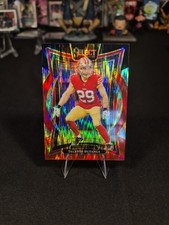 2024 Panini Select -Talanoa Hufanga #46 Black & Red Shock Prizm, SF 49ers