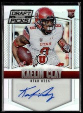 2015 Panini Prizm Collegiate Draft Picks Kaelin Clay Silver Prizm Auto HSC