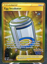 Egg Incubator 087/078 Secret Rare Pokemon GO Pokemon TCG NM