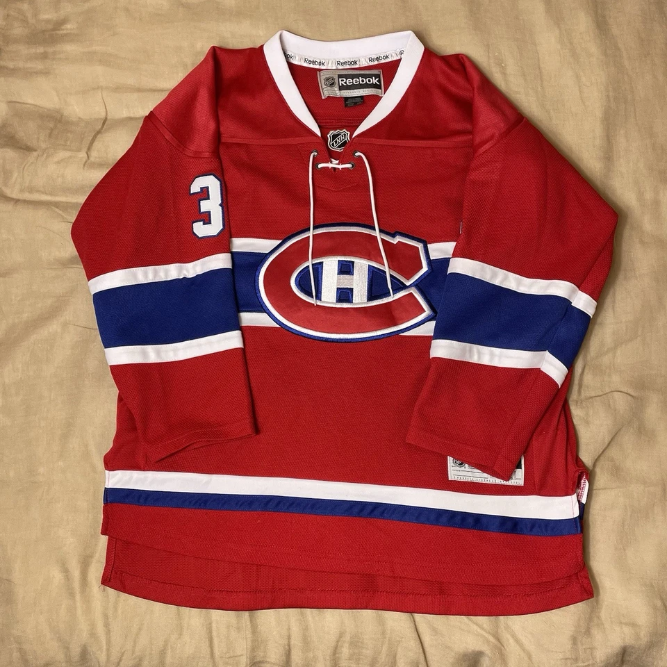 Carey Price Canadiens Reebok NHL 球衣青少年 L XL — 第 2/4 张图片
