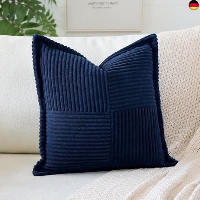 Artscope Ein Cord Kissenbezug Kordsamt Kissenhülle Zierkissenbezug 40x40 cm 