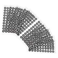 10 Sheets 3D Scanning Identification Reference Point Markers Scanner Dots