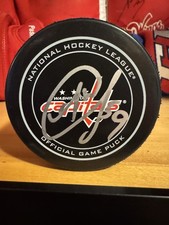 Aliaksei Protas Washington Capitals Signed Official Game Puck